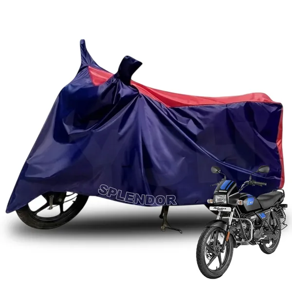Navy_And_Red_Polyster_Premium_Two_Wheeler_Cover_Car_Accessories
