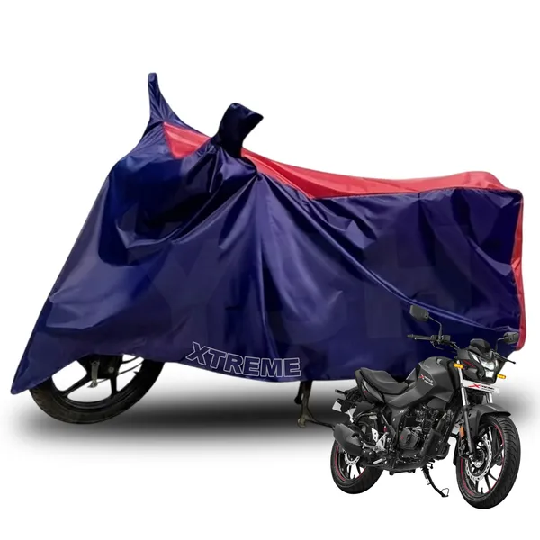 Navy_And_Red_Polyster_Premium_Two_Wheeler_Cover_Car_Accessories