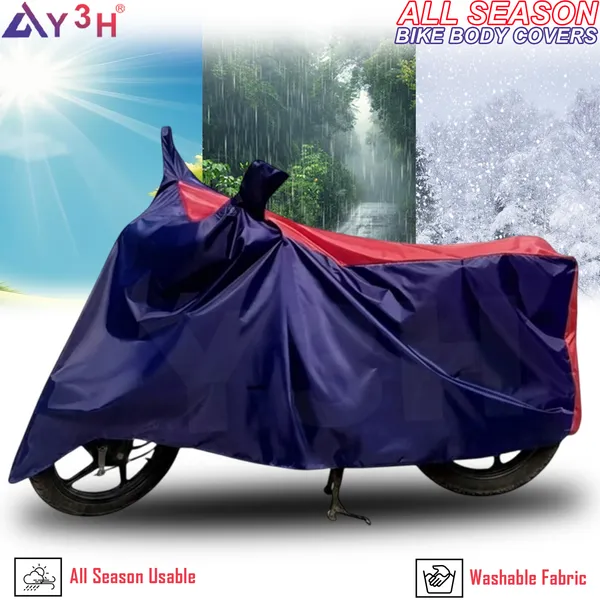 Navy_And_Red_Polyster_Premium_Two_Wheeler_Cover_Car_Accessories