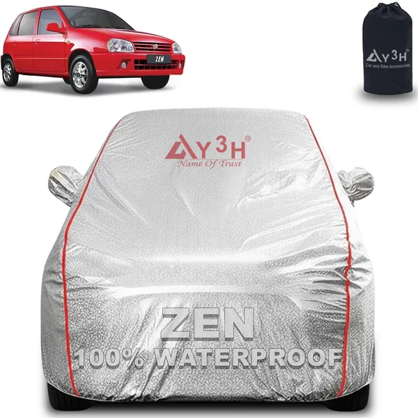 Magic_Silver_Polyster_Premium_Car_Cover_Car_Accessories