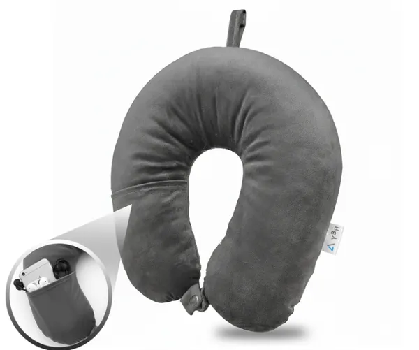 Grey_Travel_Neck_Pillow_with_Mini_Pocket,_Lightweight_Neck_Support_Pillow_for_Head_Rest,_Ultra_Comfort_Neck_Pillow_for_use_while_Travel_in_Flight,_Train,_Bus_&_Car_-_Grey