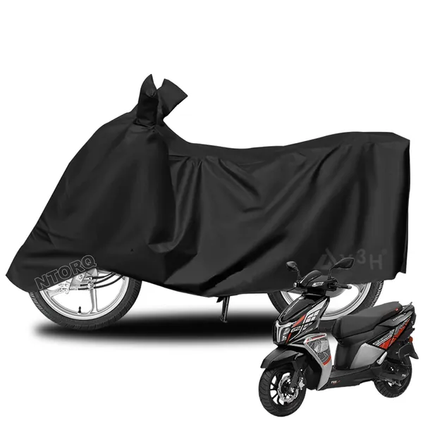Black_Polyster_Premium_Two_Wheeler_Cover_Car_Accessories