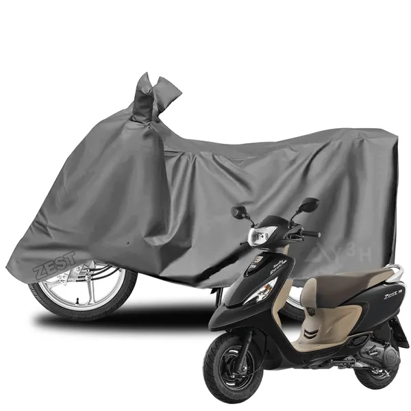Grey_Polyster_Premium_Two_Wheeler_Cover_Car_Accessories