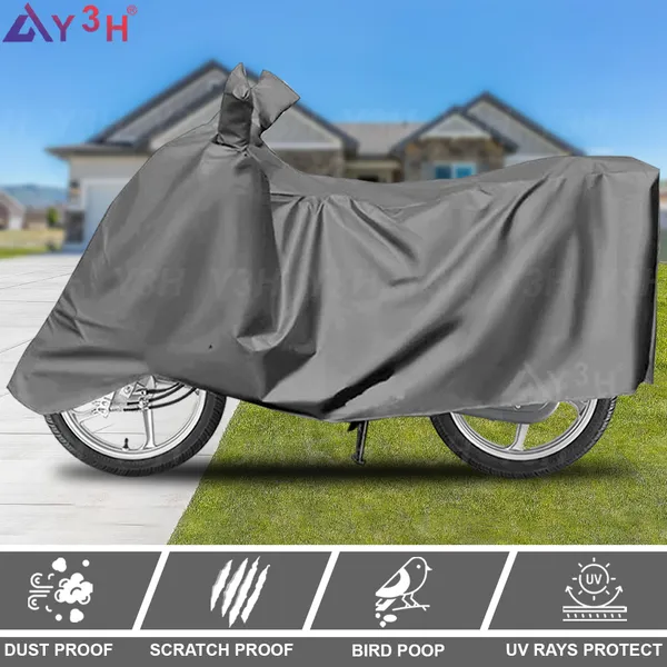 Grey_Polyster_Premium_Two_Wheeler_Cover_Car_Accessories