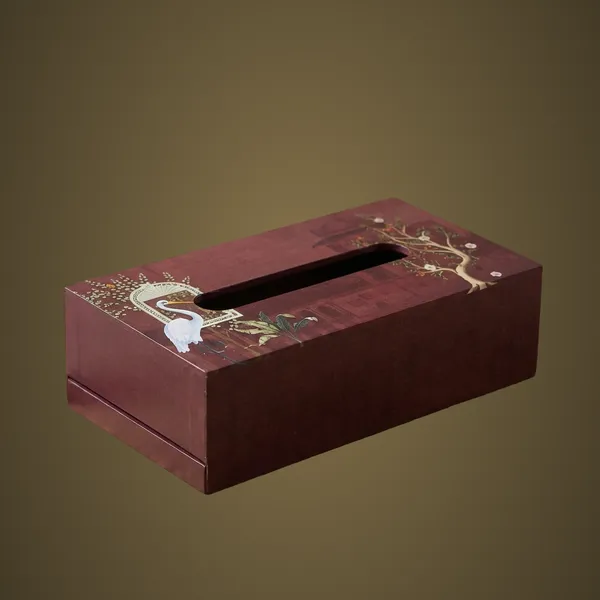 10153_Royal_Bird_Print_Tissue_Paper_Holder