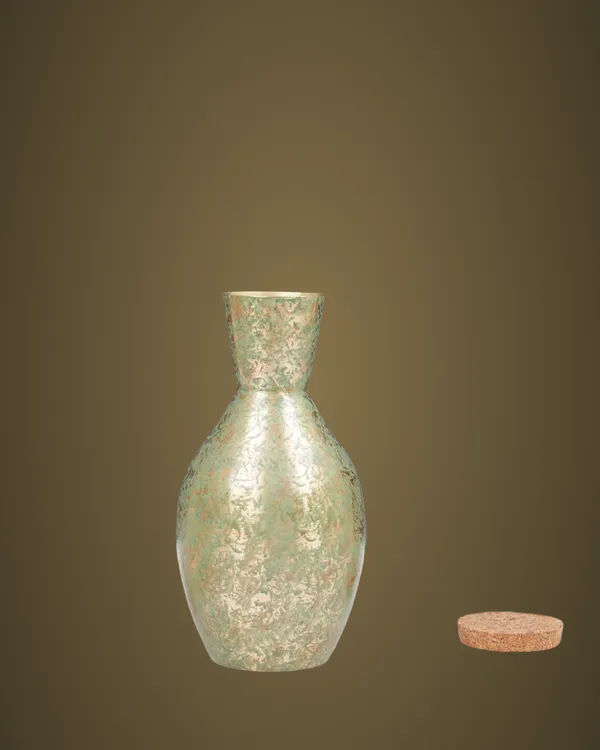 10112_Golden_/Green_Patina_Big_Vase