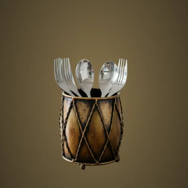 Iron_Drum_Pen_Stand_S/2_Painted