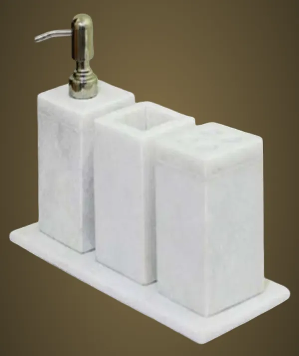 BS04_White_Marble_Bathset_S/4