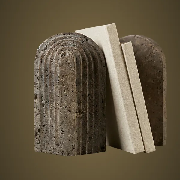 DC173_Black_Travertine_Marble_Décor_5.50x2x8.50”