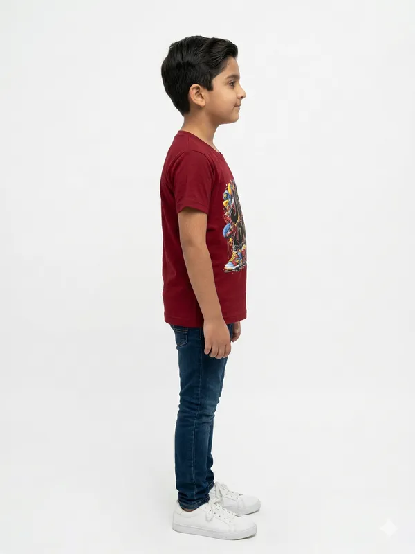 Maroon_Cotton_Graphic_Print_T_Shirt_For_Boys