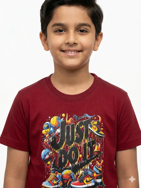 Maroon_Cotton_Graphic_Print_T_Shirt_For_Boys