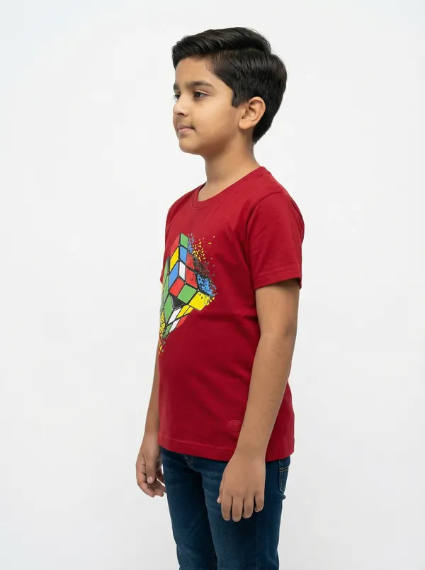 Mraoon_100%_Cotton_Graphic_Dtf_Print_T_Shirt_For_Boys