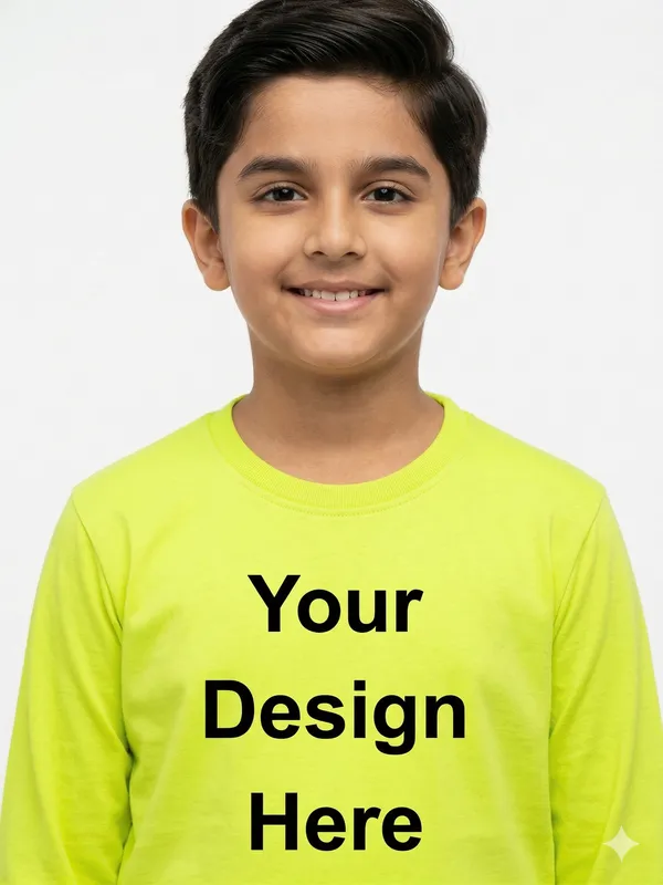 Neon_Green_Cotton_Full_Sleeve_Crew_Neck_T_Shirt_For_Boys