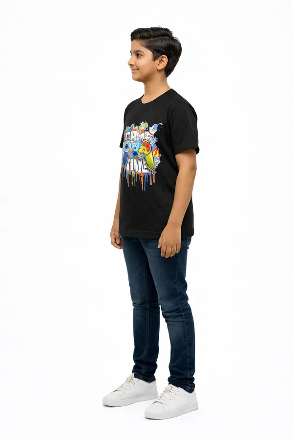 Black_Cotton_Graphic_Dtf_Print_T_Shirt_For_Boys