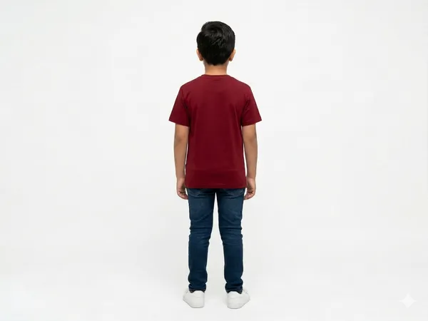 Maroon_100%_Cotton_Graphic_Dtf_Print_T_Shirt_For_Boys