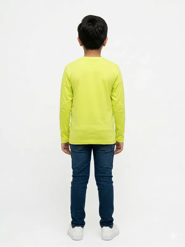 Neon_Green_Cotton_Full_Sleeve_Crew_Neck_T_Shirt_For_Boys