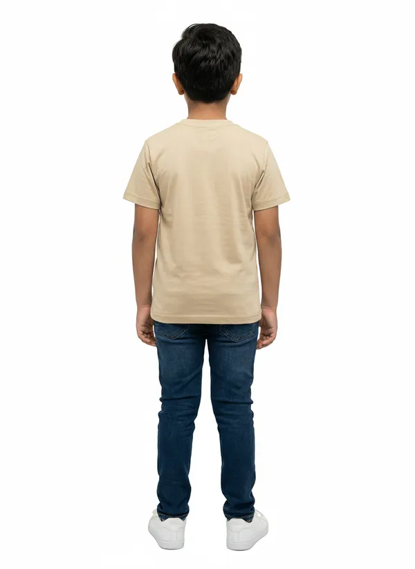 Beige_100%_Cotton_Graphic_Print_Dtf_T_Shirt_For_Boys