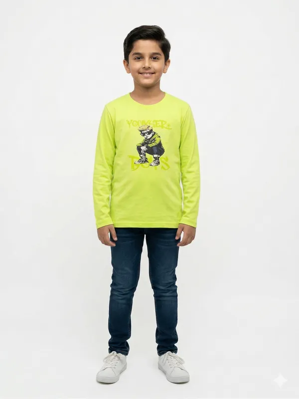 Neon_Green_Cotton_Long_Sleeve_Graphic_Dtf_Print_T_Shirt_Full_For_Boys