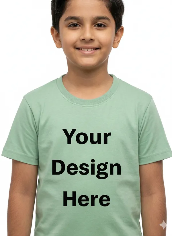 Light_Green_100%_Cotton_180_gsm_Crew_Neck_Dtf_Print__T_Shirt__For_Boys