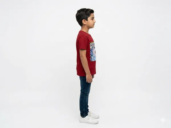 Maroon_Cotton_City_Boy_Graphic_Dtf__Print_T_Shirt_For_Boys