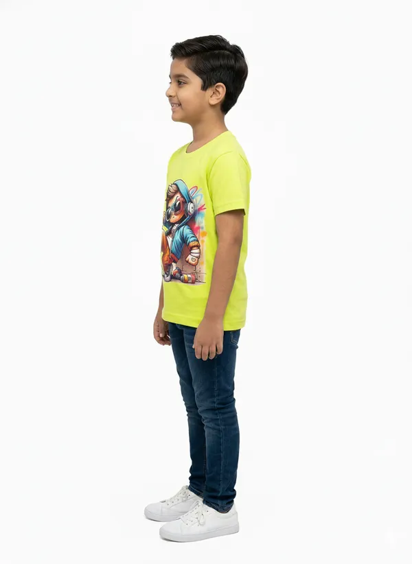 Neon_Green_Cotton_Regular_Fit_Graphic_Dtf_Print_T_Shirt_For_Boys