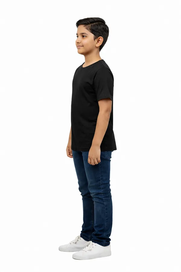 Black_Cotton_Round_Neck_Half_Sleeve_Plain_T_Shirt_For_Boys
