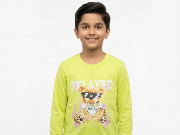Neon_Green_Cotton_Graphic_Print_Full_Sleeve_Dtf_Print_T_Shirt_For_Boys