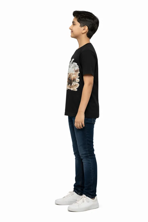 Black_Cotton_Graphic_Print_T_Shirt_For_Boys