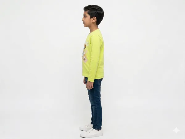 Neon_Green_Cotton_Graphic_Print_Full_Sleeve_Dtf_Print_T_Shirt_For_Boys