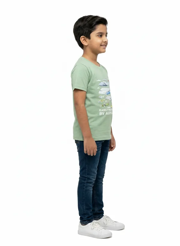 Light_Green_Cotton_Graphic_Dtf__Print_T_Shirt_For_Boys