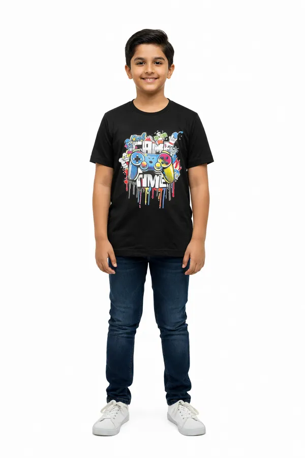 Black_Cotton_Graphic_Dtf_Print_T_Shirt_For_Boys