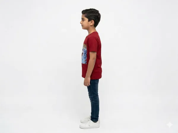 Maroon_Cotton_City_Boy_Graphic_Dtf__Print_T_Shirt_For_Boys