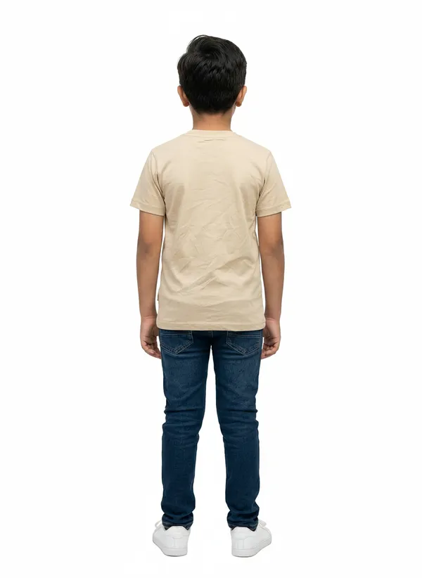 Beige_100%_Cotton_Graphic_Dtf_Print_Dinosaur_Alphabet_T_Shirt_For_Boys