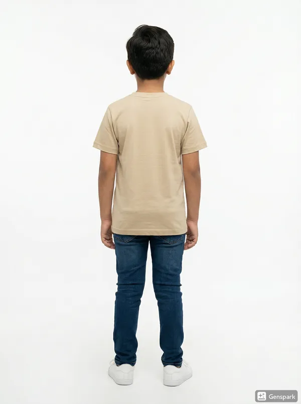 Beige-mano_Cotton_Game_Time_Graphic_Dtf__Print_T_Shirt_For_Boys