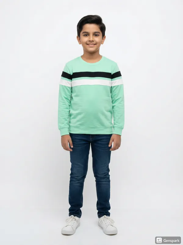 Mint_Green_Cotton_Color_Block_Full_Sleeve_T_Shirt_For_Boys