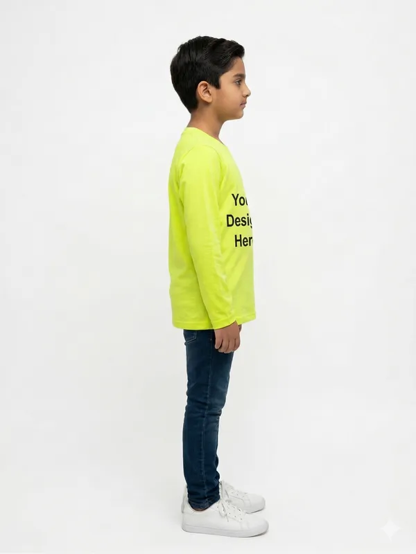 Neon_Green_Cotton_Full_Sleeve_Crew_Neck_T_Shirt_For_Boys