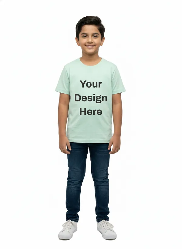 Light_Green_100%_Cotton_180_gsm_Crew_Neck_Dtf_Print__T_Shirt__For_Boys