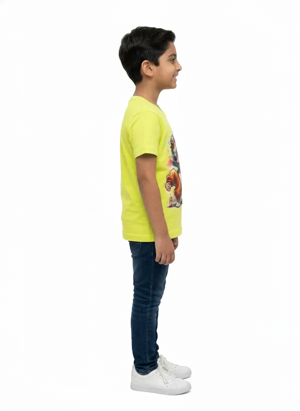 Neon_Green_Cotton_Regular_Fit_Graphic_Dtf_Print_T_Shirt_For_Boys