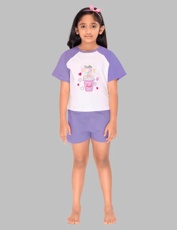 Colour_Block_Shorts_Set_For_Girls