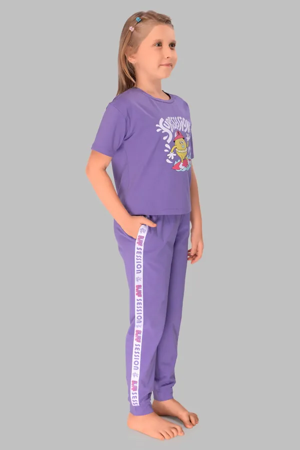 Purple_Cotton_Twinning_Top_Pajama_Set_For_Moms