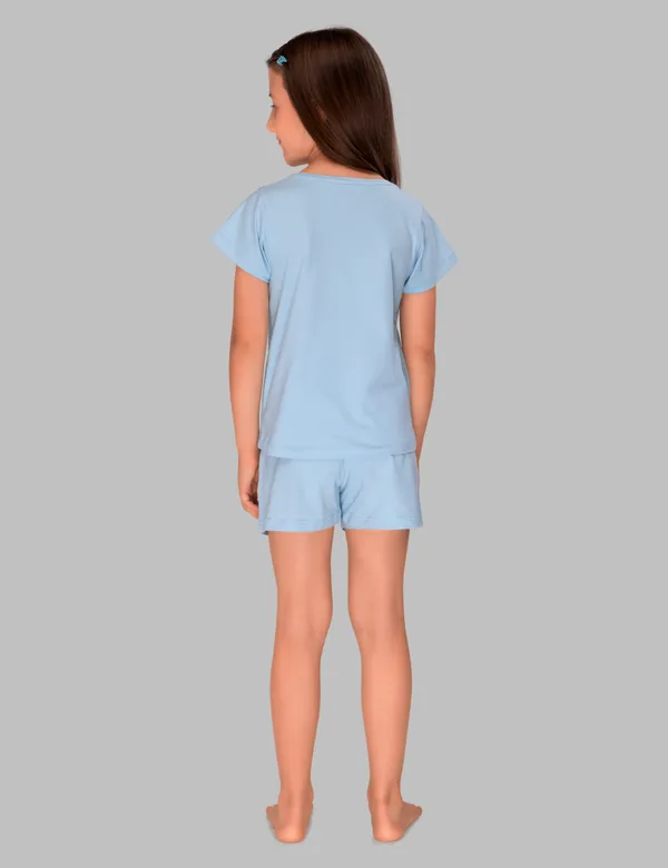 Lazy_Kitty_Shorts_Set_For_Girls
