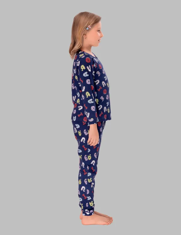 Navy_Blue_Alphabets_Fun_Cozy_Set_Top_Pajama_Set_For_Girls