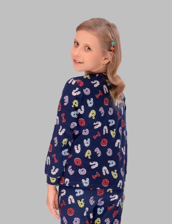 Navy_Blue_Alphabets_Fun_Cozy_Set_Top_Pajama_Set_For_Girls