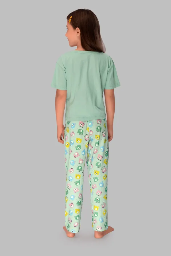 Green_Cotton_Twinning_Top_Pajama_Set_For_Moms