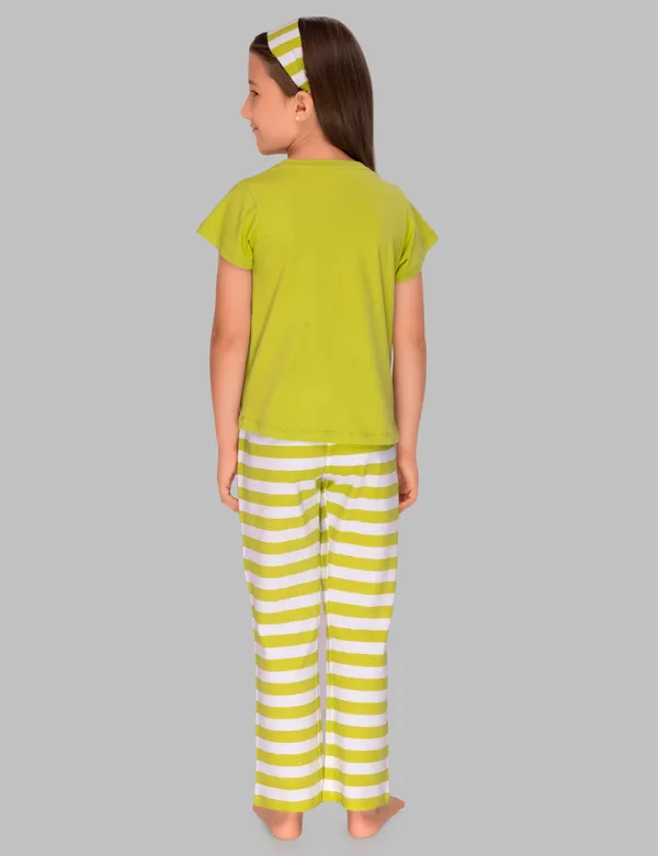 3_Piece_Nightsuits_Top_Pajama_Shorts_Sets_For_Girls