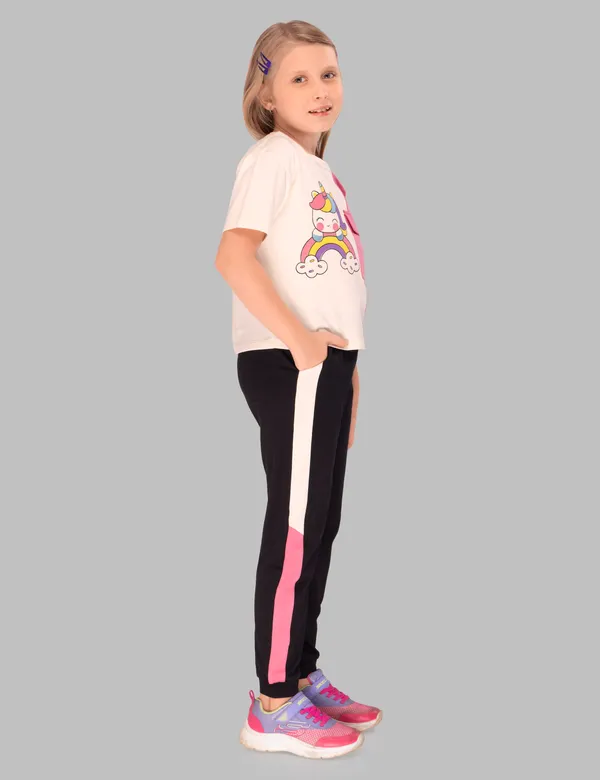 Unicorn_Print_Colour_Block_Top_And_Joggers_Sets