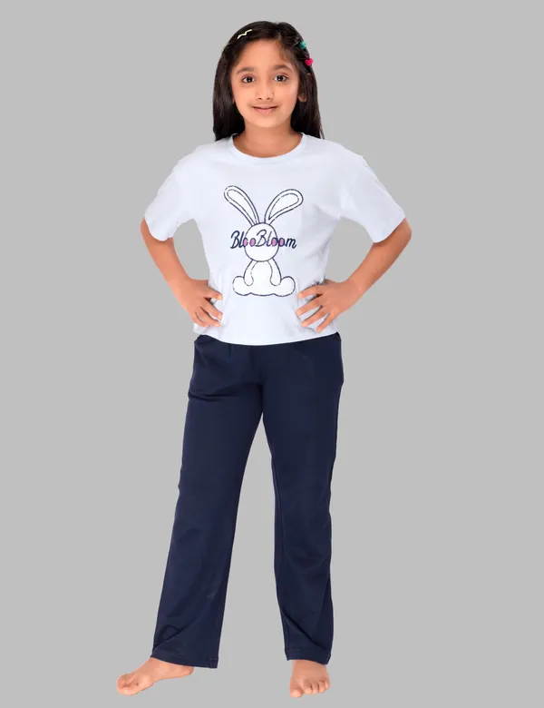 Bunny_Top_Pajama_Set_For_Girls