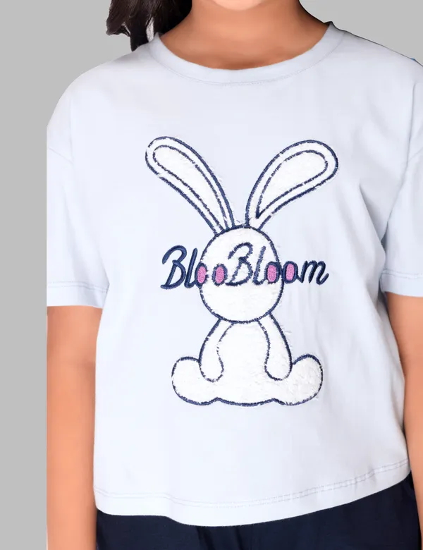 Bunny_Top_Pajama_Set_For_Girls