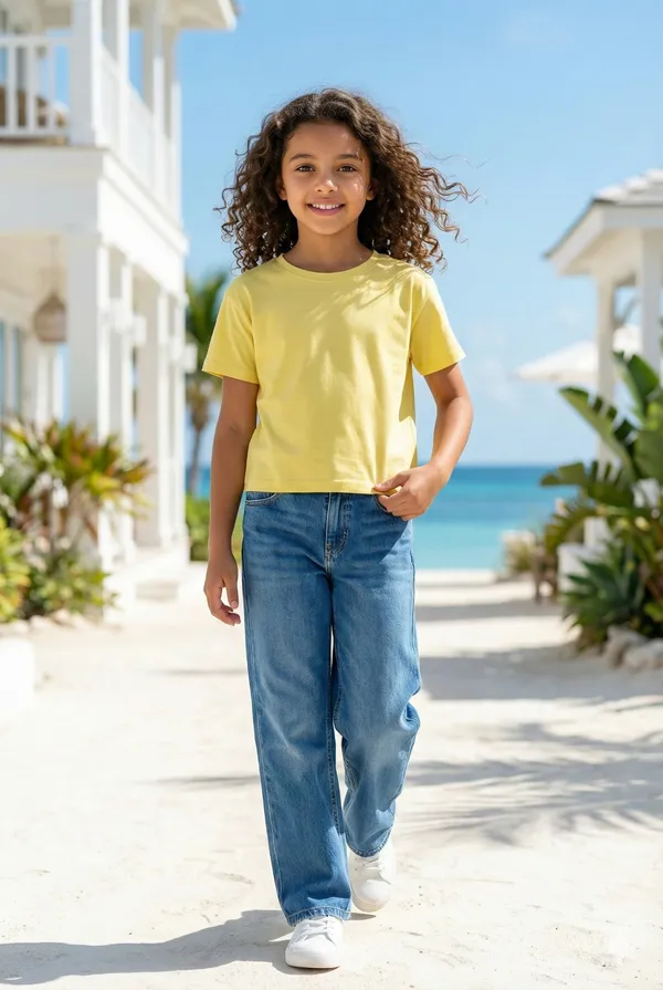 Yellow_Lounge_Tshirts_For_Girls_Tee