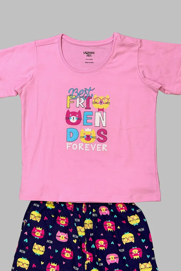 Pink_Navy_Best_Friends_Forever_Pajama_Set_For_Girls